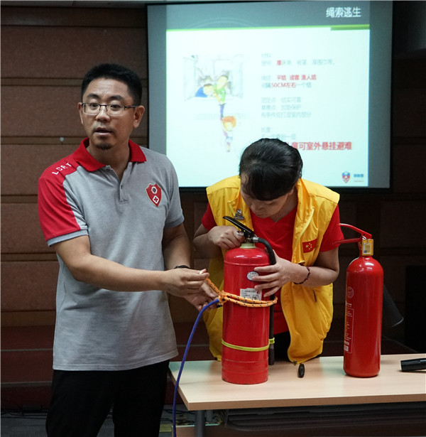 西一图举办消防安全知识培训